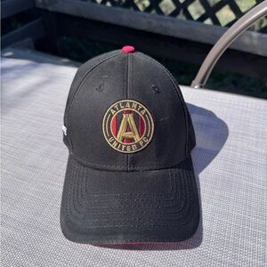 Atlanta United FC MLS Snapback Hat Cap Adult size Adjustable Black Red